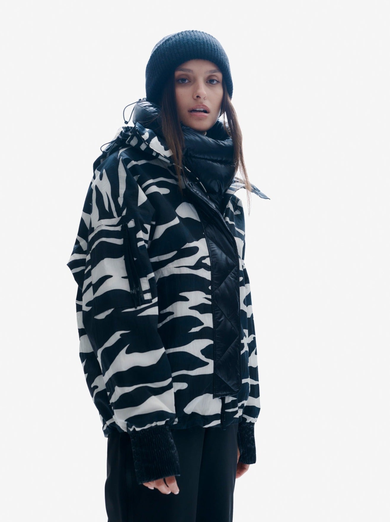 Women's Sloane Insulated Jacket - Zebra