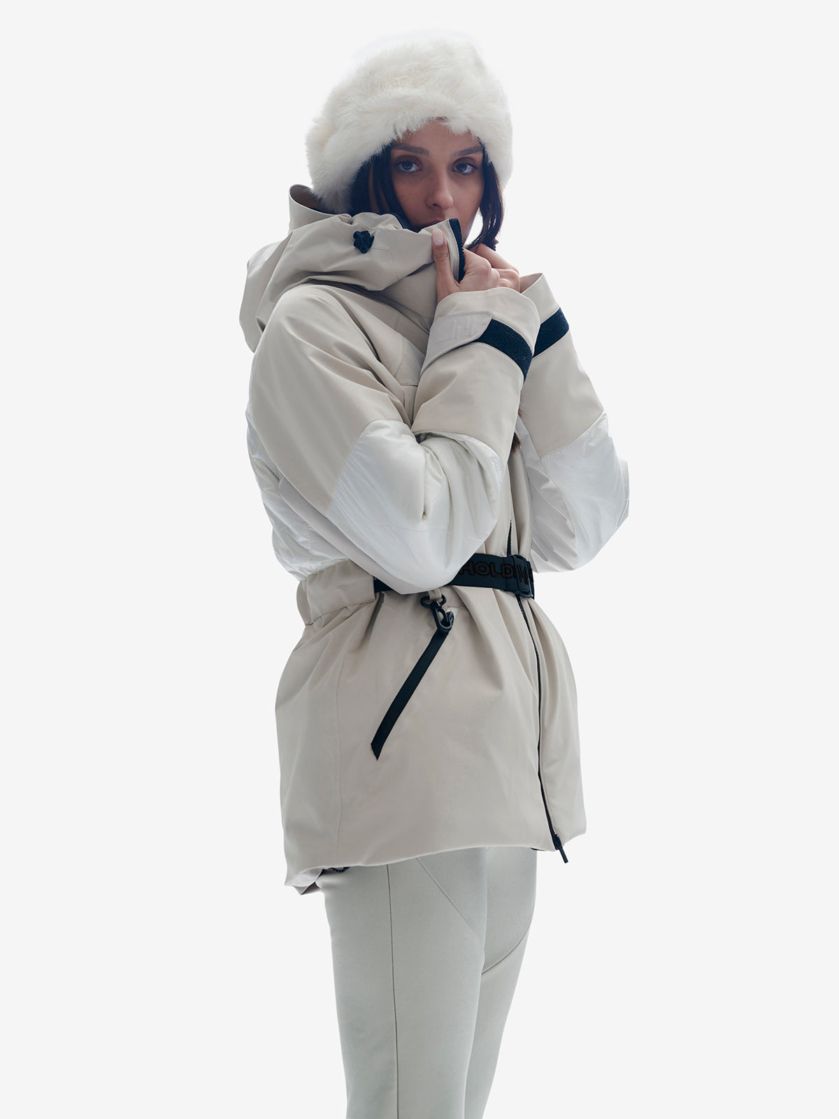 Women's Belted Parka - Canvas