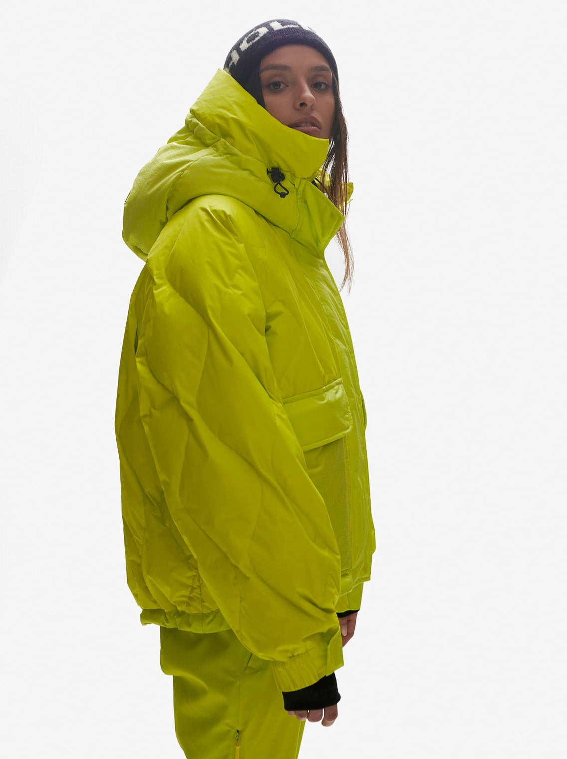 Women's Alpine Puffer - Mineral Yellow - right side