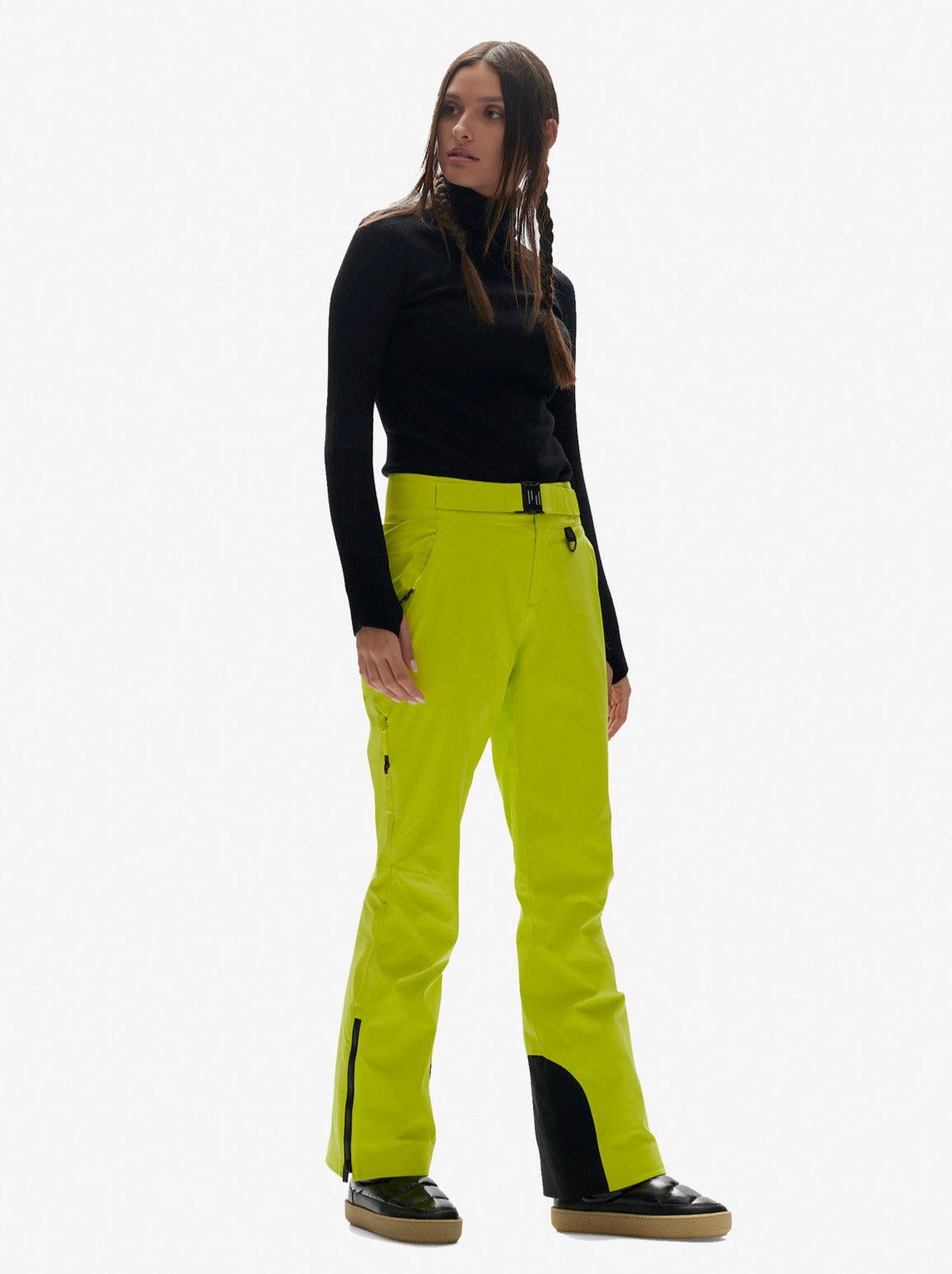 W BELTED ALPINE PANT - Mineral Yellow