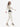 Woman HYBRID DOWN JOGGER - Pearl - right side