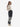 Woman HYBRID DOWN SWEATPANT - Slate Gray - back