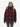 Woman REVERSIBLE WOOL HALF ZIP - Black Plaid - front