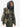 Woman HOODED DOWN VEST - Rekall Tie - front -hood up