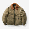 Man DOWN FIELD JACKET - Olive - flat lay - front