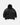Man Long Down Parka - Black - flat lay