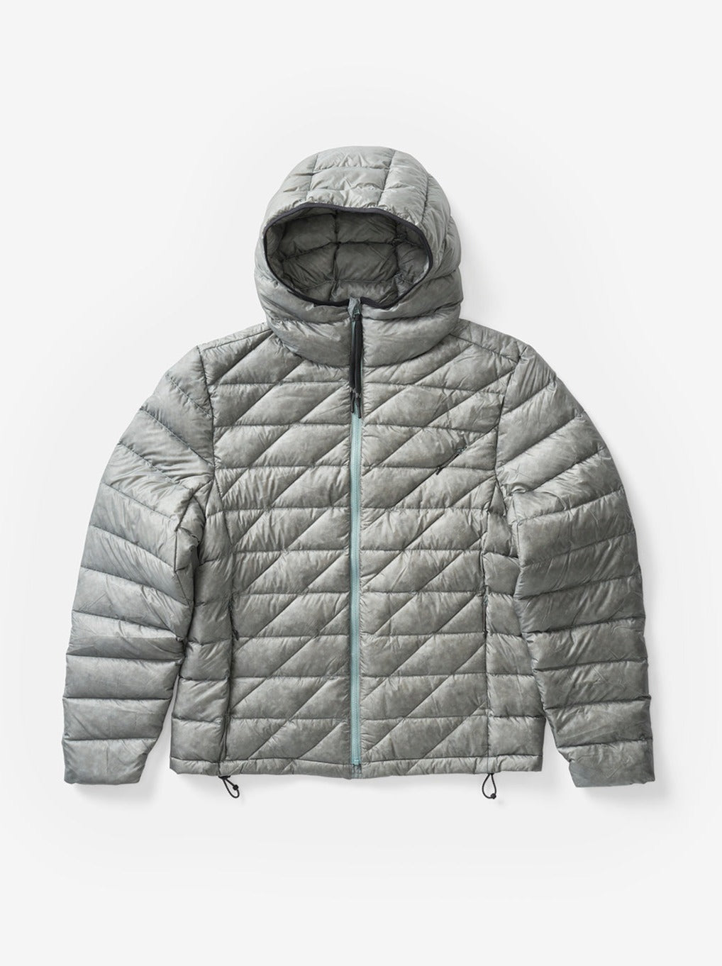 Packable Down Puffer Jacket - Grey
