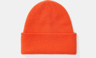 Cashmere Cuff Beanie - Burnt Orange