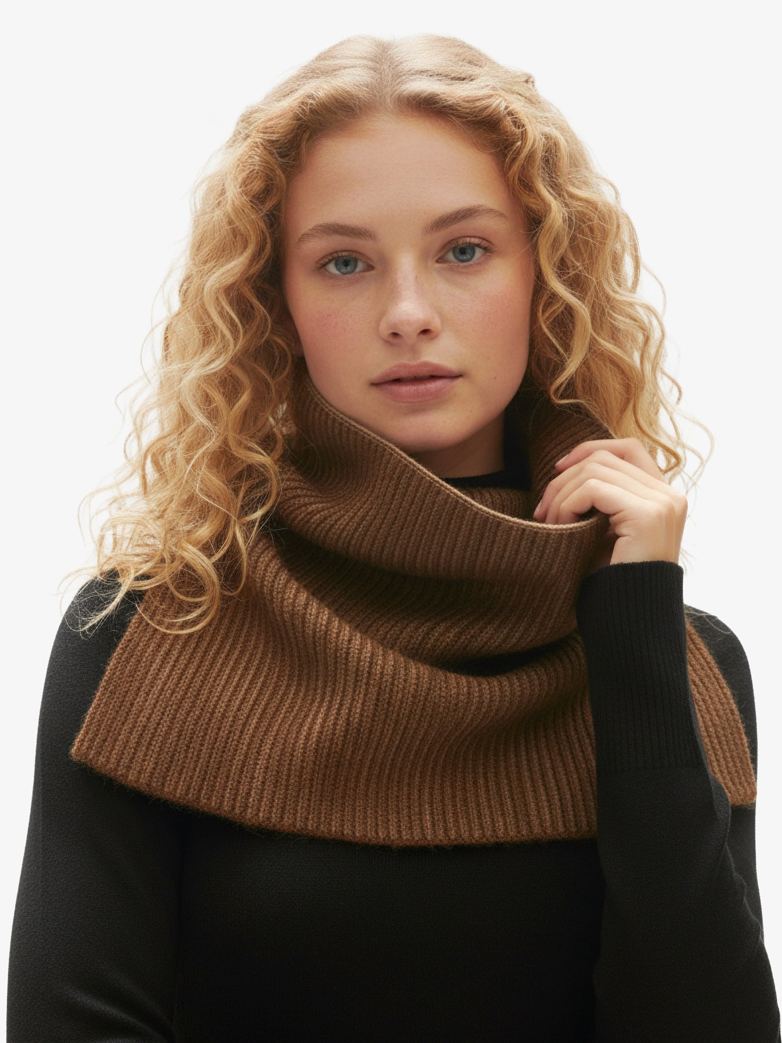 Wool Neck Gaiter - Desert Taupe