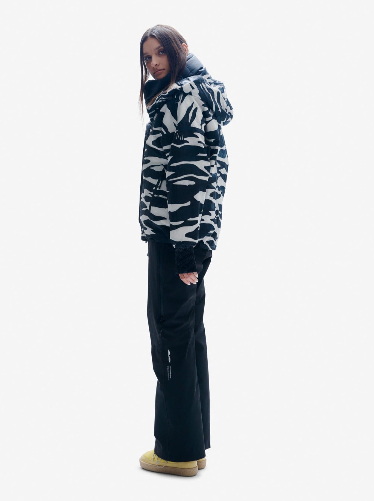 Women's Sloane Insulated Jacket - Zebra - left side
