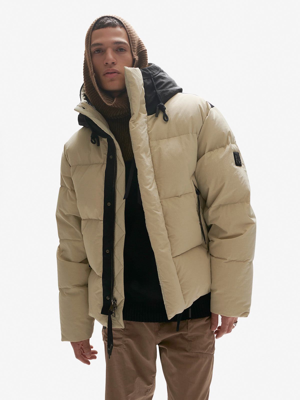 Man FOWLER DOWN JACKET - Canvas - front
