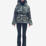 Women's Belted Parka - Zea Camo - front