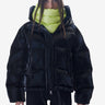 Woman SHORT DOWN PUFFER - Black - front