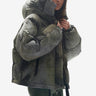 Woman SHORT DOWN PUFFER - Rekall Tie - side