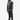 Man HOODED DOWN VEST - Navy  - model