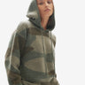 CHALET HOODIE - Green Camo - front, hood up