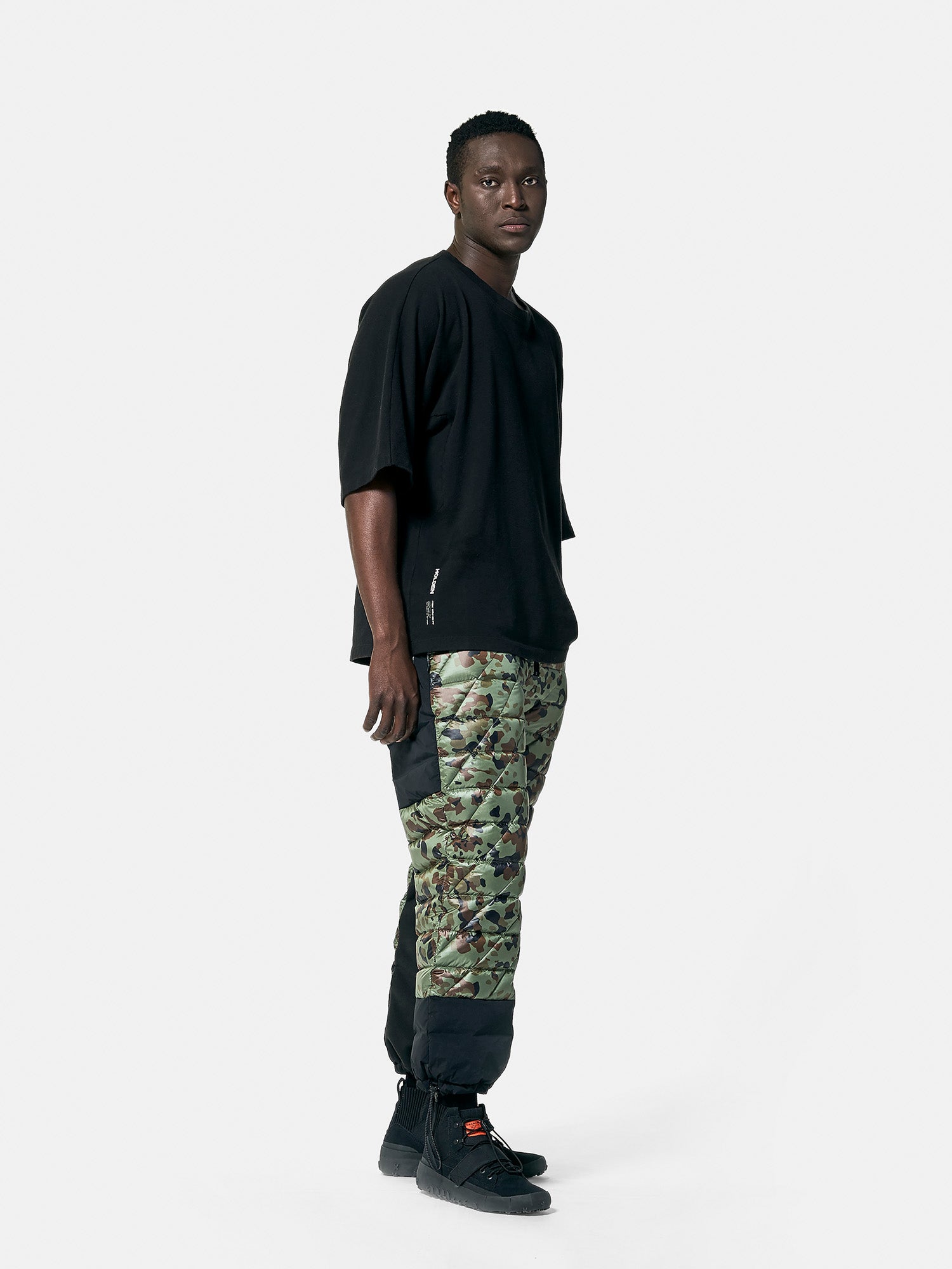 Hybrid Down Sweatpant - Vintage Army Camo - right side