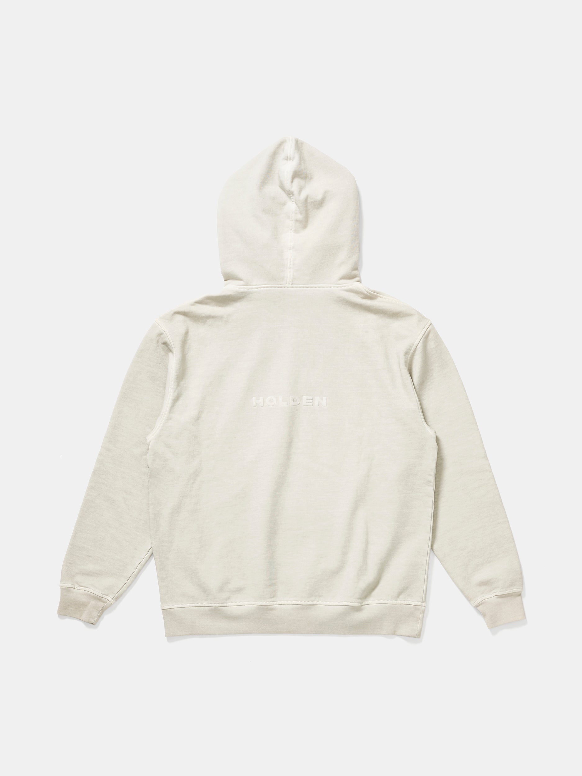 Man French Terry Hoodie - Canvas - flat lay - back