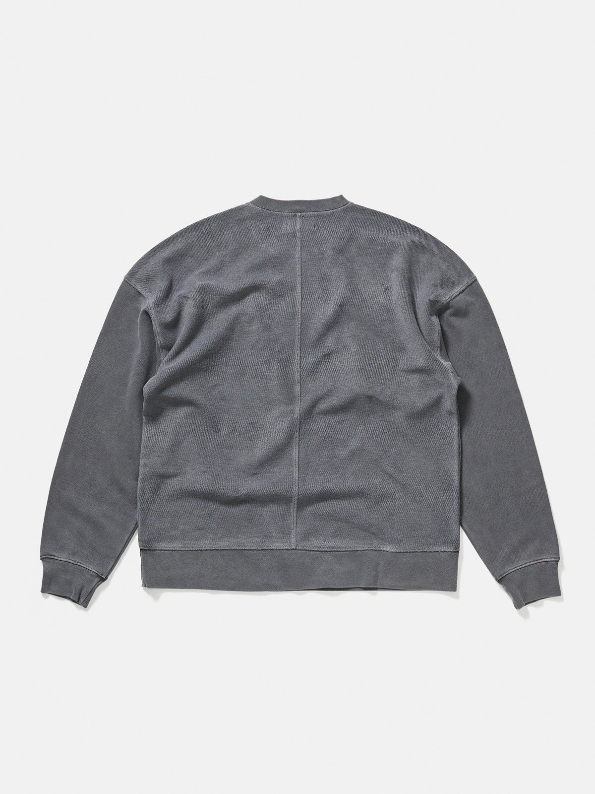 U Oversized French Terry Crew - Black