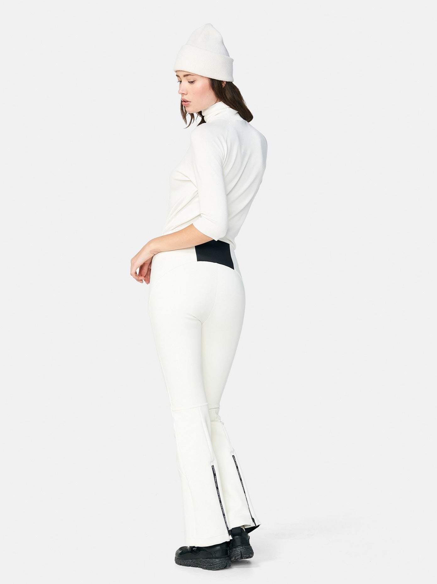 W High Waisted Softshell Pant - Pearl