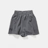 Woman French Terry Lounge Short - Black - flat lay