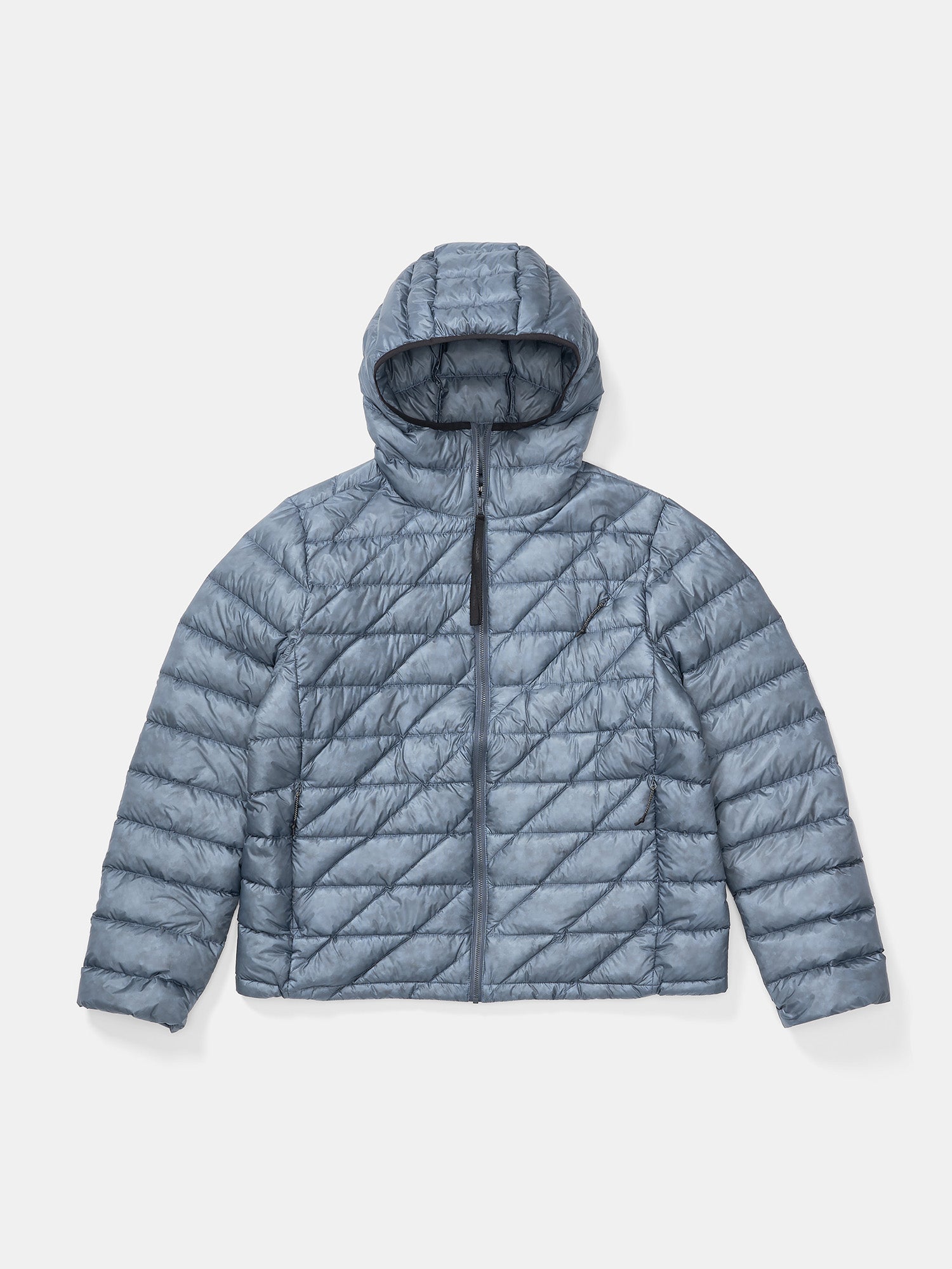 Man Packable Down Jacket - China Blue - flat lay - front