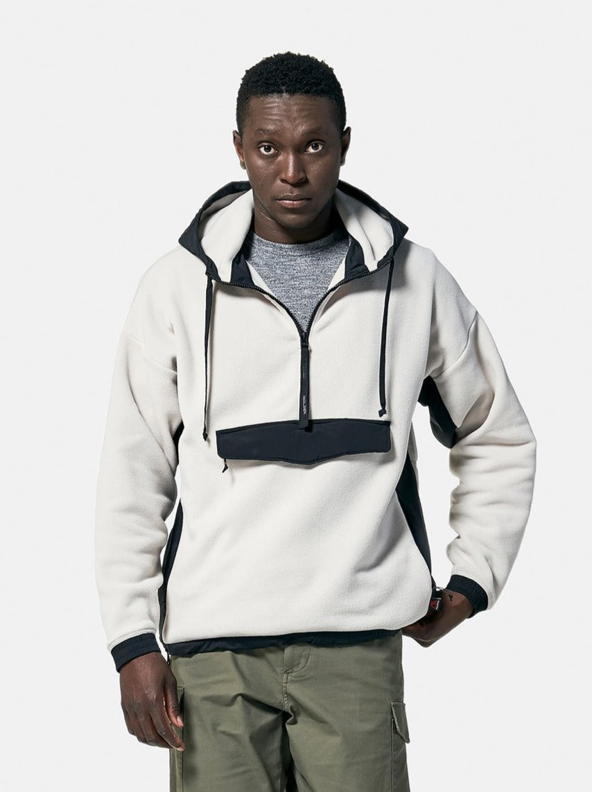 Man Fleece Anorak - Canvas