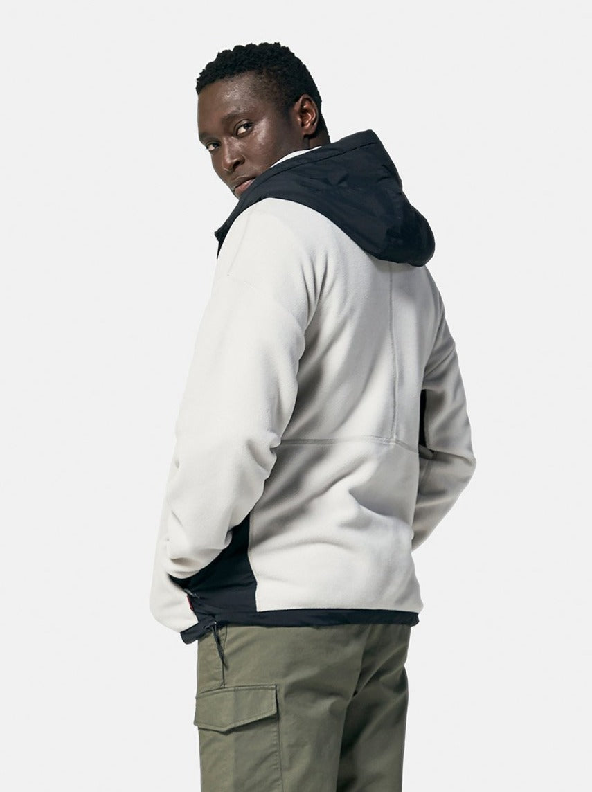 Man Fleece Anorak - Canvas - back