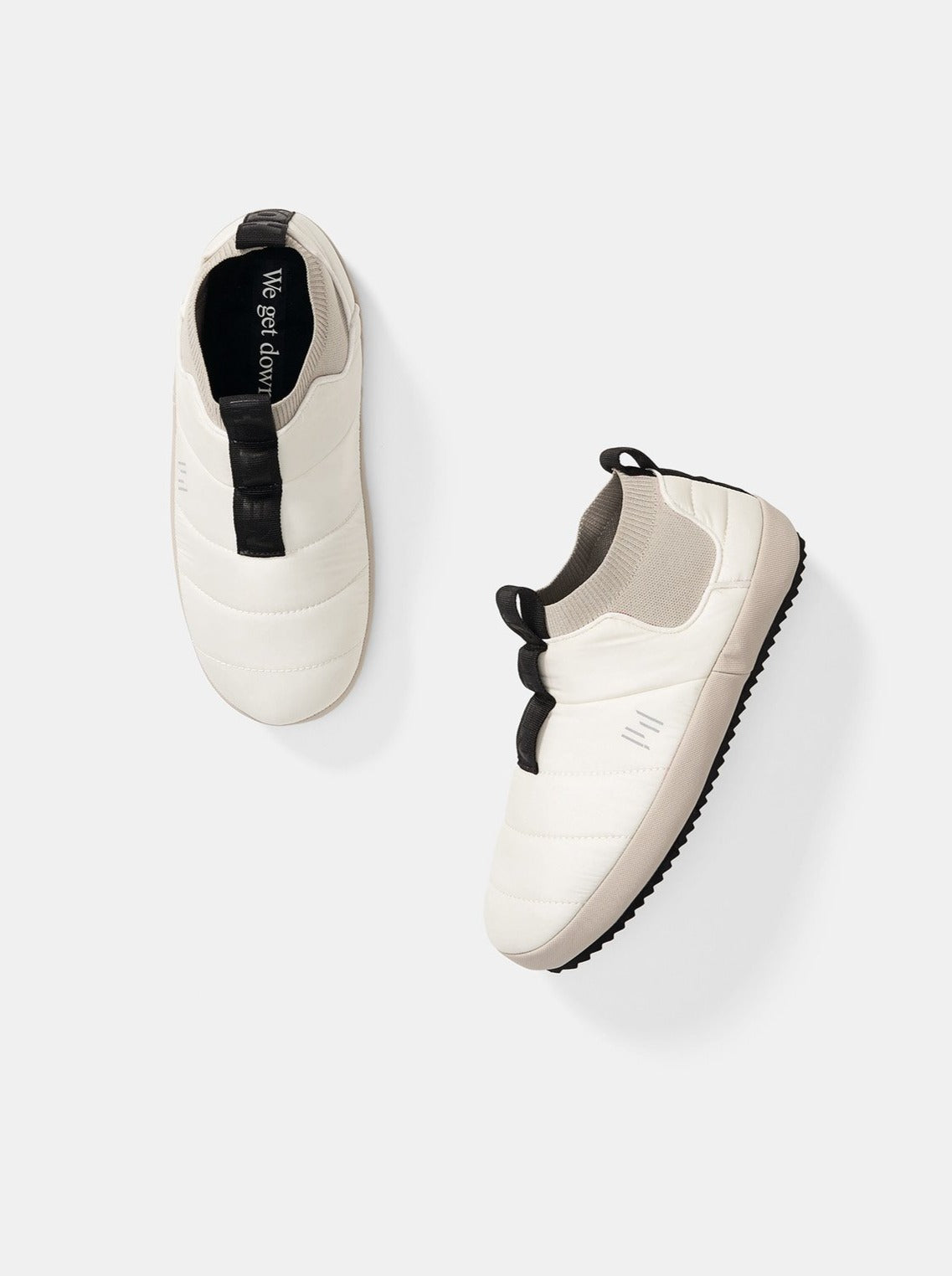 Puffy Slip On - Pearl