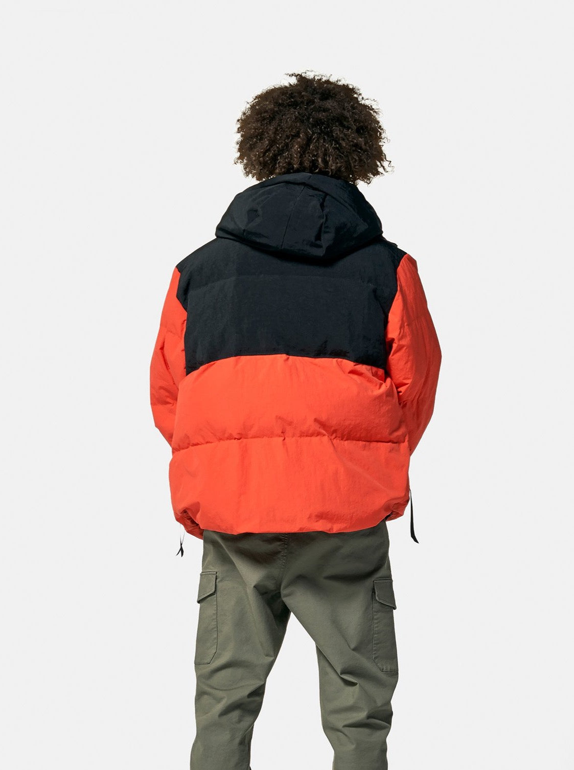 Man Fowler Down Parka - Burnt Orange - back