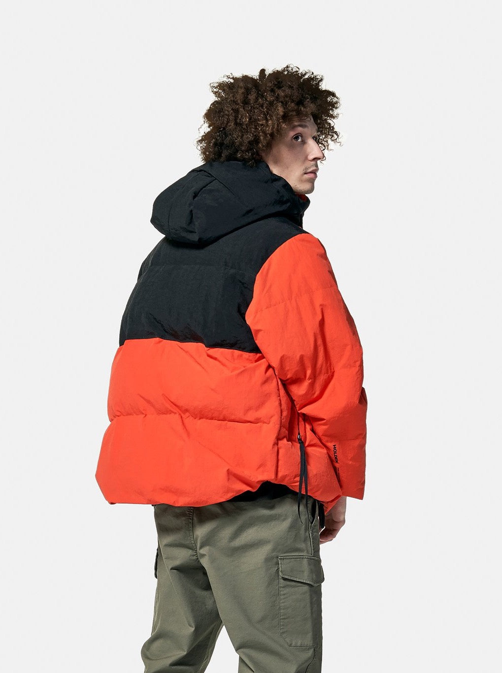 Man Fowler Down Parka - Burnt Orange - back