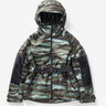 Women's Belted Parka - Zea Camo - flat lay - front