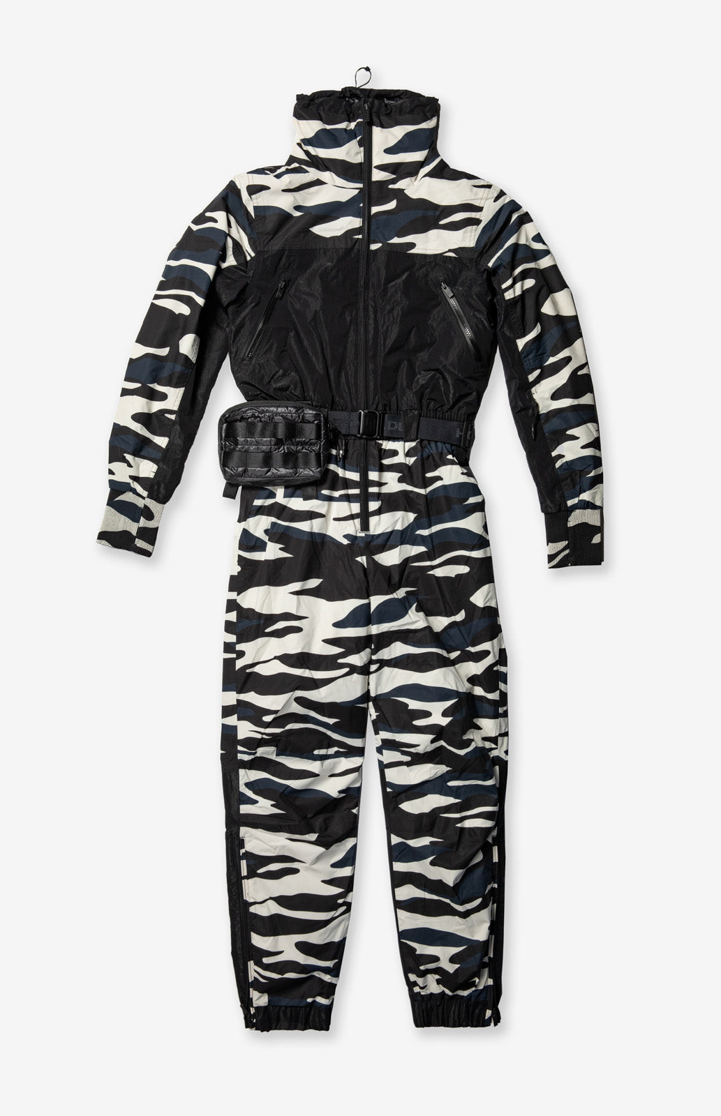 Women's Powder Suit - Zebra - flat lay