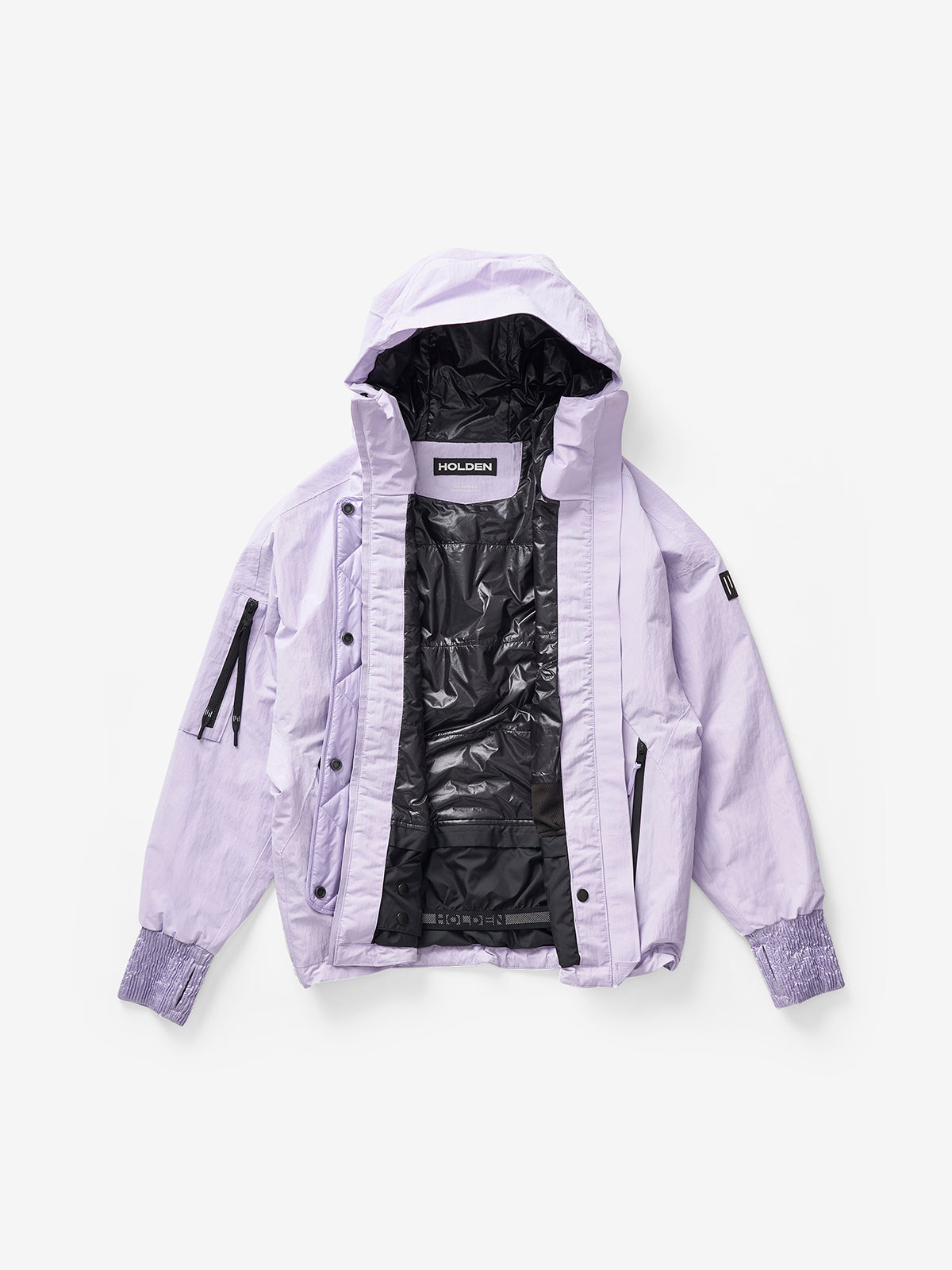 Women's Sloane Insulated Jacket - Lavender - flat lay -front - open